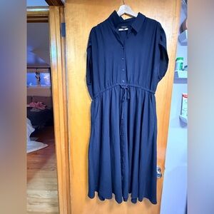 Torrid Black Collared Dress